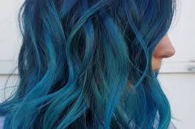 Do a strand test before dyeing your hair to check that you can bleach your hair to pale blonde. Ocean Blue Hair Colors Are Making Waves On Instagram This Summer Allure