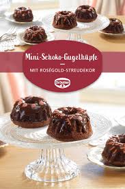 Mini Schoko Gugelhupfe Rezept Schoko Kuchen Und Torten Kuchen Und Torten Rezepte