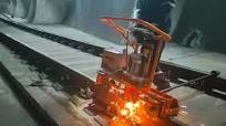 Li-battery rail profile grinder !, Tunnel or underground working available. , Rail thermit welding joints, laser welding head grinding , rail profile grinding , removal of fat edges, rail rust ...