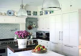 All of that white surface area also lends to a cleaner kitchen as you can. Tile Backsplash And White Cabinets Houzz