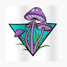 Fifty mushrooms were photographed and edited in photoshop to create the parallax effect in after effects. Psychedelic Mushroom Art Posters Redbubble