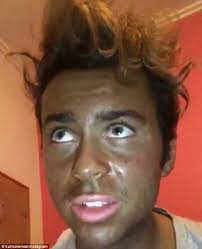 Kurt Coleman Unveils His Latest Look After Extreme Spray Tan Daily Mail Online