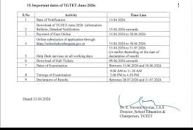 TGTET June 2026 Notification Released, Exams From June 15