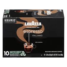 Click to see full answer. Save On Lavazza Italiano Espresso Roast Coffee K Cups Order Online Delivery Stop Shop