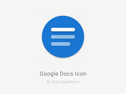 The icon image used for the.docx filetype on microsoft onedrive. Google Docs Icon Uplabs