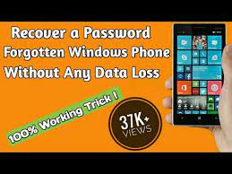 Then you are required to sign in with . How To Recover A Forget Password Windows Phone Without Data Loss And Hard Reset Hd Amitkarmakar Youtube