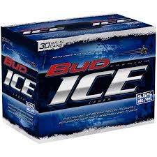 Walmart Grocery Bud Ice Beer 30 Pack 12 Fl Oz Cans 5 5 Abv