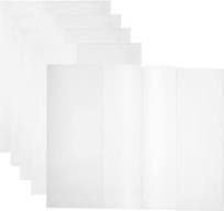 Plastic Book Covers 5 Pcs Waterproof Book Cover Transparent ...