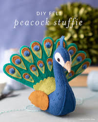 Download Learn How To Make A Felt Peacock Stuffie Lia Griffith