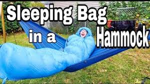 We've done the reviews of 10 best hammock sleeping pads to provide you with even hammock sleeping pads provide additional stability and comfort when you're camping. How To Use A Sleeping Bag In A Hammock Youtube