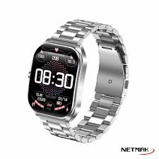 Smartwatch Bluetooth 2.01" Curvo 5.3 Netmak (NM-DYNAMIC-S) Plateado