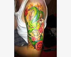 Each character's name, particularly their original japanese name, is a pun on regular words, often the names of various foods. Dragon Ball Tattoo Shenron Arm 2 Color Jpg 500 402 Z Tattoo Tattoos Dragon Ball Tattoo