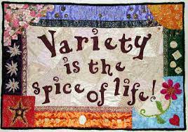 Variety Is The Spice Of Life Life In His Time Word Fonts