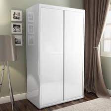 Lexi White High Gloss Double Wardrobe With Gloss Doors White Gloss Bedroom Furniture Wardrobe Design Modern Wardrobe Furniture