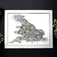 Fantastic hand-drawn map of Cricket Grounds in England by Ben Staves :  r/Cricket