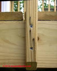 If the top rail post is set at the rear of the tread, you will want to align the bottom post similarly. Deck Guardrail Or Stair Railing Baluster Installation Procedure