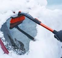 Motor Trend Winter Snow Brush, Broom with Extendable Handle and Rotating  Head Car Windshields