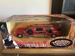 1 18 Muscle Machines Monster Garage Firetruck Limo Jessee James Ebay Fire Trucks Monster Garage Diecast Cars