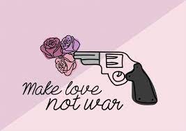 »macht keinen krieg, sondern liebe«) wurde für den titel. Make Love Not War Democracy Delivered Send Real Postcards Online
