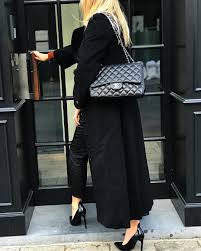 Vintage chanel bag chanel purse chanel handbags my bags purses and bags sac week end mode chanel chain shoulder bag chanel black. Created In 1955 And Still One Of The Most Iconic Fashion Items On Earth The Chanel Classic Flapbag P S Bag Coat And Heels A Street Style Bags Fashion Bags