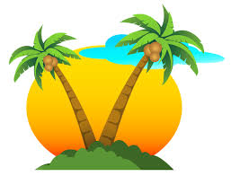 Palms And Sun Png Vector Clipart Summer Vibes Friends Clip Art Fun Colors