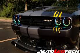2015 2020 Dodge Challenger Waterproof Rgbw Color Chasing Exterior Halo Kit Dodge Challenger 2015 Dodge Challenger 2018 Dodge Challenger