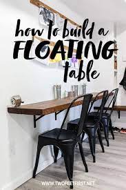 How To Build A Floating Desk Twofeetfirst Floating Desk Floating Table Home
