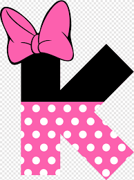 You can as use this as a birthday decor too. Letter K Minnie Mouse Illustration Minnie Mouse Mickey Mouse Letter Case Computer Mouse Minnie Mouse Text Rectangle Png Pngegg