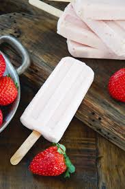 Edy's fruit bar, no sugar added ~ protein = 0 grams; Low Carb Strawberry Cream Popsicles Simply So Healthy