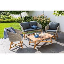 Bauhaus ist ihr fachcentrum für werkstatt, haus und garten. Sunfun Pauline Loungemobel Set 4 Tlg Pe Geflecht Lounge Mobel Gartenmobel Sets Aussenmobel