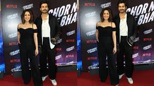 Chor Nikal Ke Bhaga screening: Yami Gautam and Sunny Kaushal look dapper at  the event | Photos