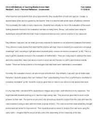This namespace contains types that retrieve information about assemblies, modules, members, parameters and other entity. Module 5 Act 3 Personal Reflection Assessment Rubric Academic Classroom