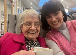 Muriel Hazel Stanley…. My Grandma. Until we meet again for tea and your  legendary hedgehog cake. I love you, now enjoy dancing and playing boules  with your beloved Dennis again xxxxxxx