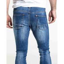 Jean slim fit disponible en 2 coloris : Jean Bleu Clair Delave Coupe Slim Avec Elasthanne Pour Homme Bleu Cdiscount Pret A Porter