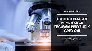 Penolong jurutera (awam), gred ja29 10. Contoh Soalan Peperiksaan Pegawai Penyelidik Gred Q41 Tips Kerjaya