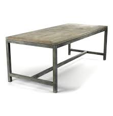 Abner Industrial Modern Rustic Bleached Oak Grey Dining Table Grey Dining Tables Dining Table Rectangular Dining Table