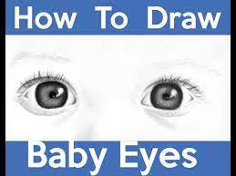 The following step by step drawing tutorial is broken down into more than 20 steps so that you can learn. How To Draw Baby Eyes Drawing Realistic Cute Baby Eyes Step By Step Tutorial Youtube