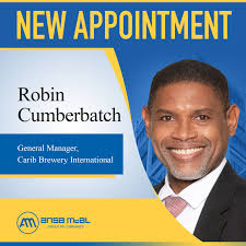 We are delighted to announce the appointment of Robin Cumberbatch as  General Manager of Carib Brewery International! With over 20 years of  extensive experience in FMCG, he brings invaluable expertise to the