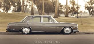Stance Works Bagged Mercedes Benz W108 Mercedes Benz 190e Mercedes Old Mercedes