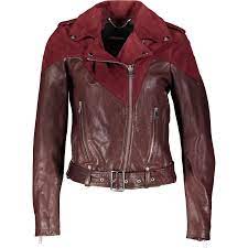Red Leather Biker Jacket Jackets Coats Clothing Women Tk Maxx Leather Jacket Men Jackets Biker Jacket