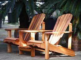 This is a beautiful, rich wood that features dense grains. Two Person Pine Or Cedar Adirondack Muskoka Chair Cottagespot