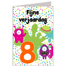 Hiep Hiep Hoera 8 Jaar Feestartikelen Bestellen 8 Jaar Verjaardag