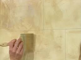 Ragged faux paint techniques create a smooth finish with an illusion of texture, and a surface you can stencil right over the ragged wall, or paint a band as a border around the room, and decorate the border with stencil designs. How To Paint A Faux Limestone Finish How Tos Diy