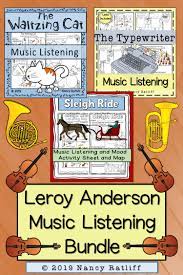 Have Fun Learning And Listening Orchestra Composer Leroy Anderson Sleigh Ride Mood Activity Orchestra Music