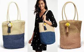 Old Navy Straw Tote Bag Just 10 Reg 40 Today Only In Store Online Free Stuff Finder