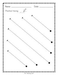 tracing lines worksheets the teaching aunt