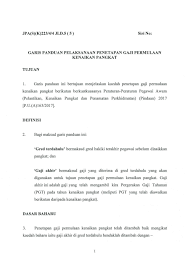 .pemangkuan dan kenaikan pangkat dalam perkhidmatan awam dan di garis panduan pelaksanaan penetapan gaji permulaan kenaikan pangkat. Pendidik2u Garis Panduan Pelaksanaan Penetapan Gaji Facebook