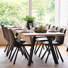 Set up your dining chairs around this kitchen table to enjoy family dinners. Industrial Dining Tables