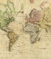Old World Map Backdrop 10x10 Vintage Map Map Canvas Prints