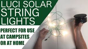 Luci Pro Solar String Lights Review Perfect Area Lighting Mood Lighting Youtube